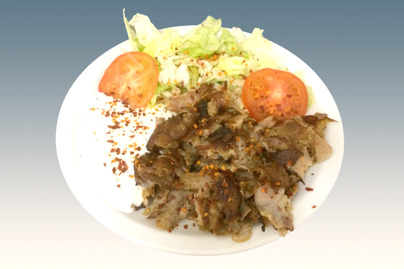 Kebap Teller mit Salat