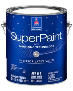 Review of SuperPaint Interior Latex with Sanitizing Technology by Sherwin-Williams