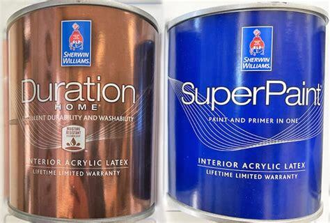 Sherwin-Williams Duration and Superpaint: A Comprehensive Comparison