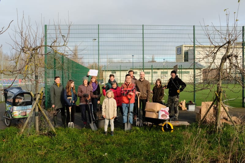 A Fruitful Day at the Community Orchard