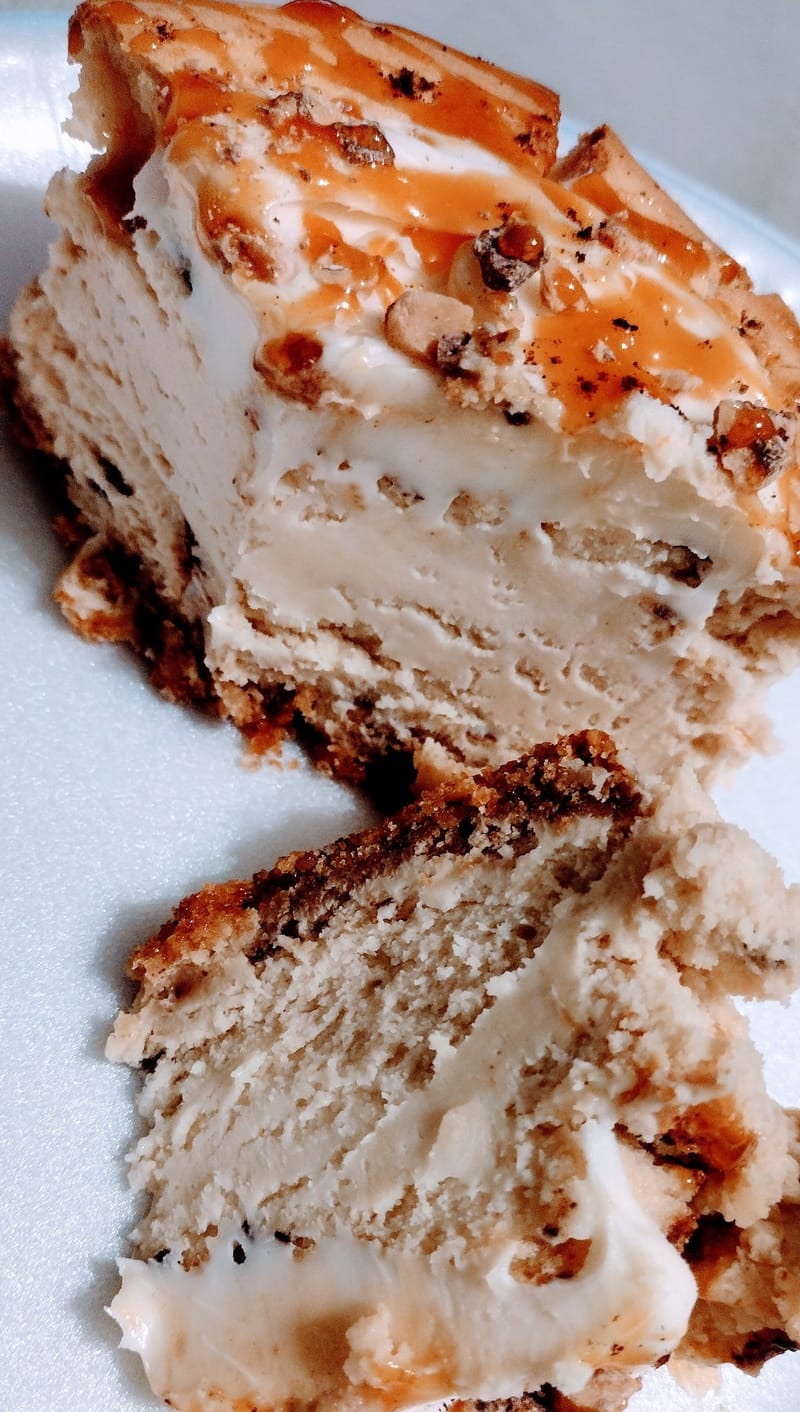 Kahlua Toffee Cheesecake