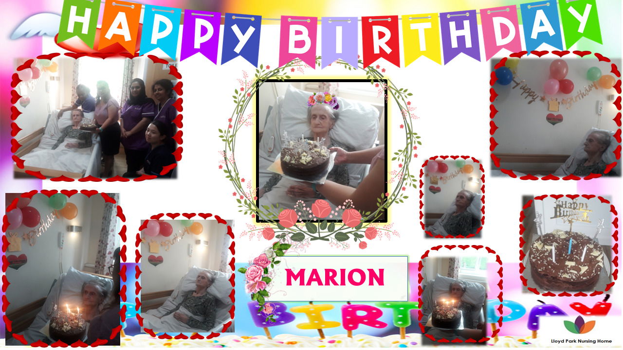 Happy Birthday Marion...............