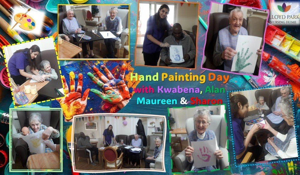 Hand Painting Day with Kwabena, Maureen, Alan & Sharon