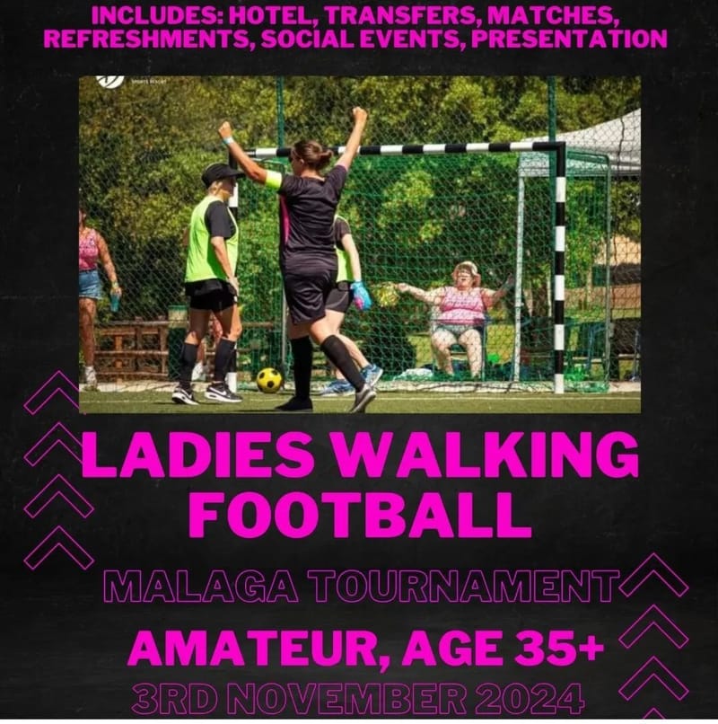 Benalmadena Ladies Walking Football (1st-5th November)