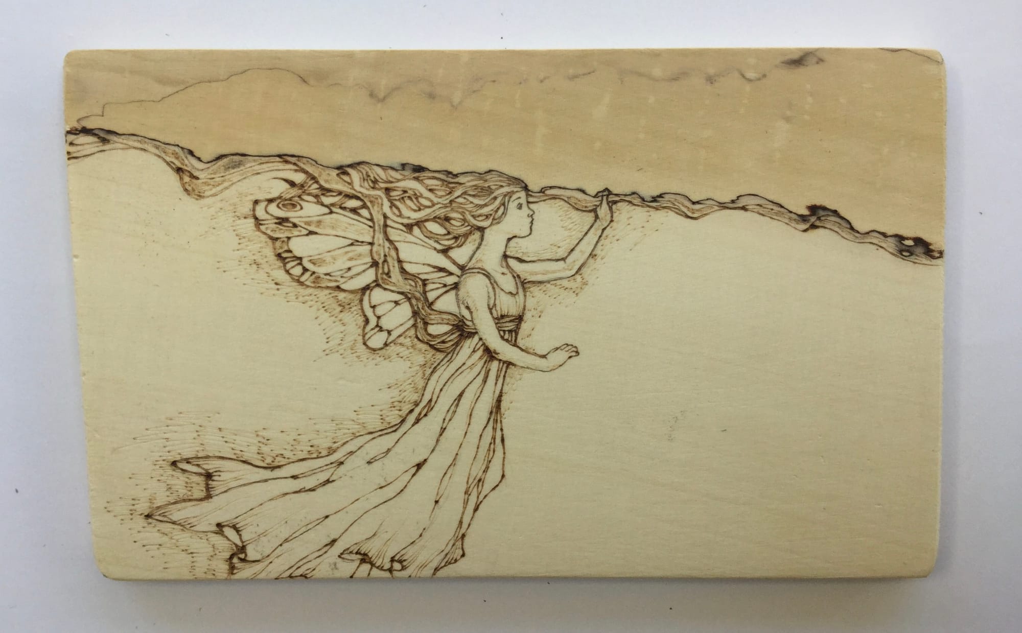 Thin selected pieces of kiln dried hardwood chosen for pyrography - 'FLATTIES'