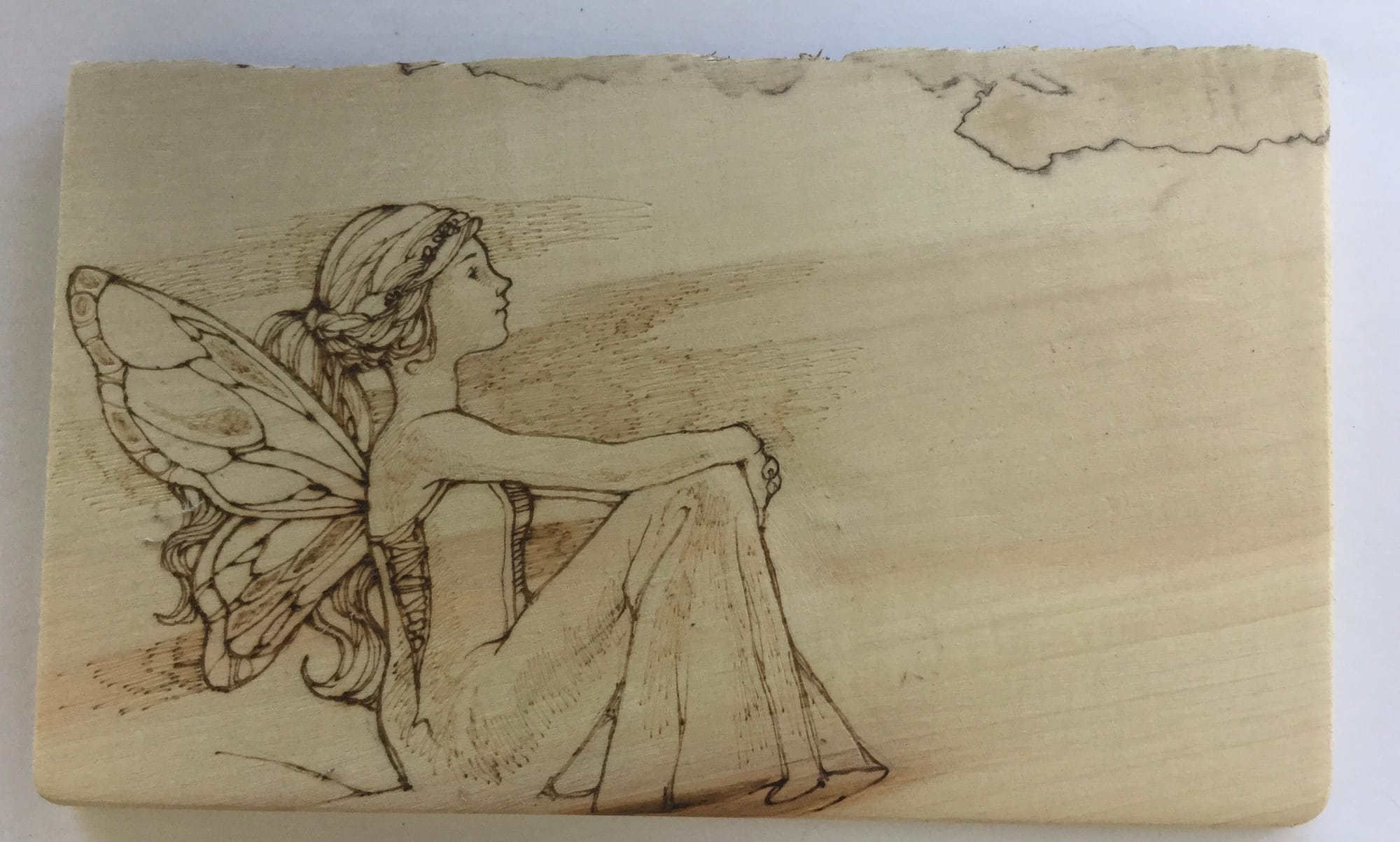 Thin selected pieces of kiln dried hardwood chosen for pyrography - 'FLATTIES'