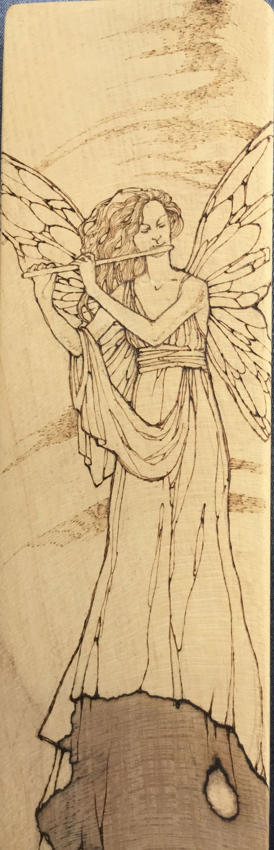 Thin selected pieces of kiln dried hardwood chosen for pyrography - 'FLATTIES'