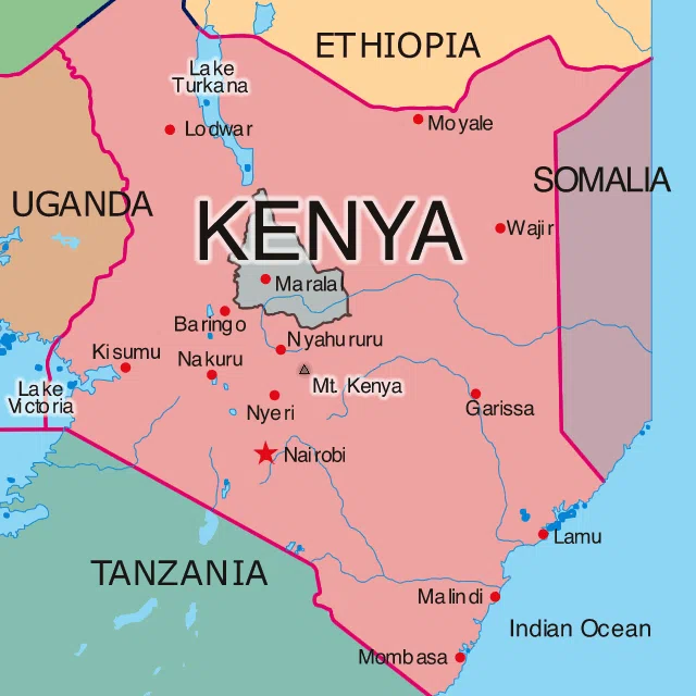 The regions of Kenya