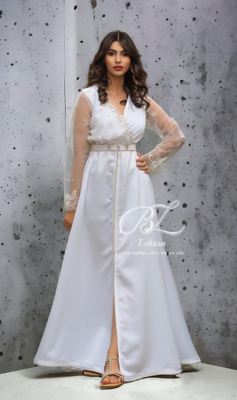 Elegant Pleated Caftan Dress