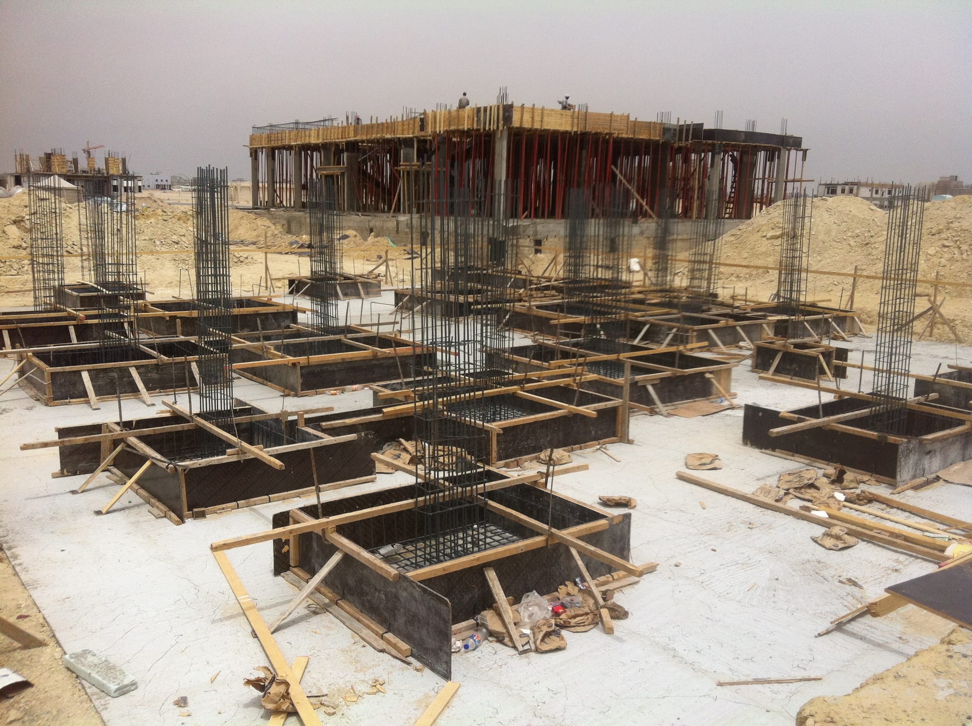 القواعد الخرسانية