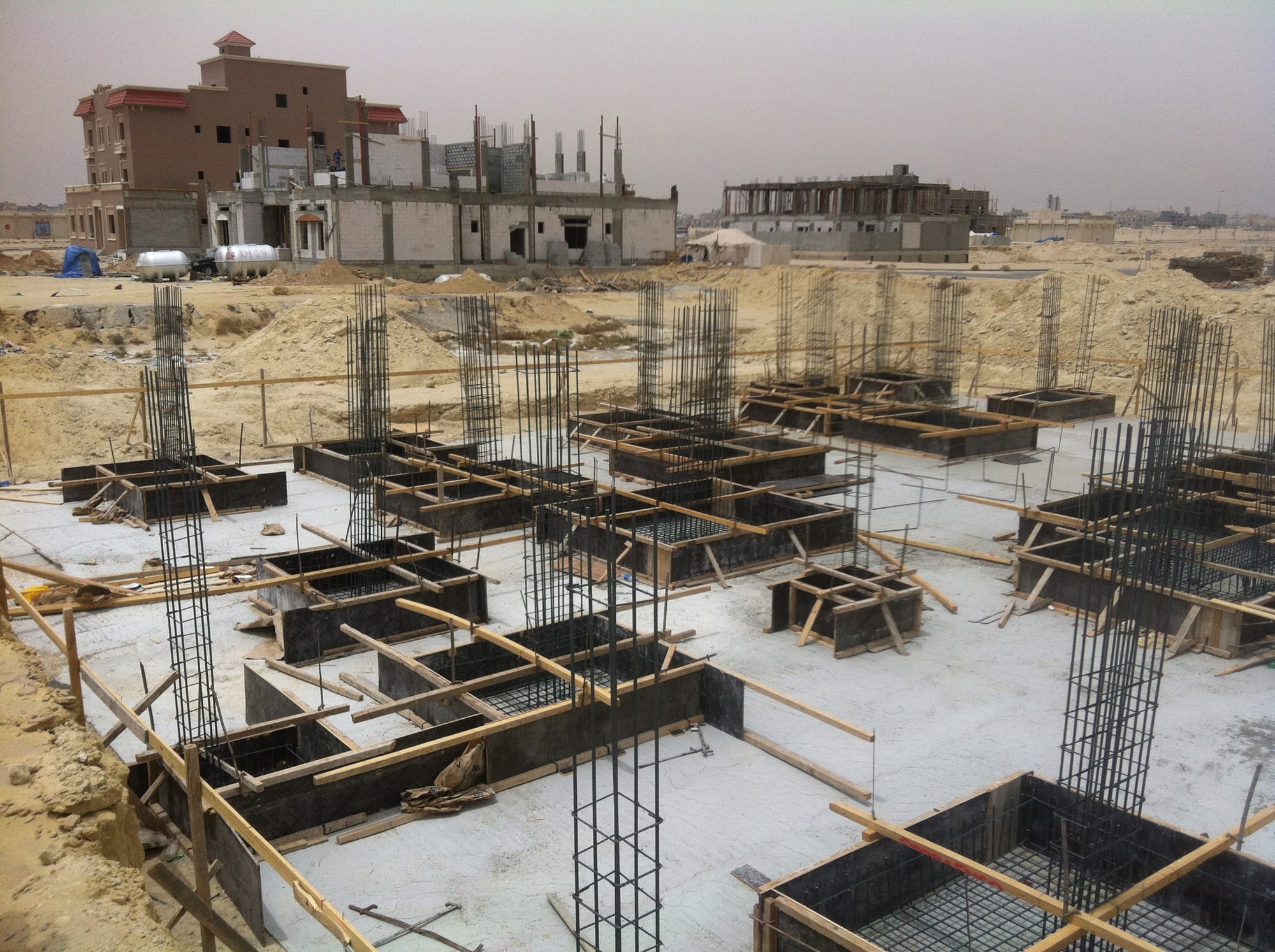 القواعد الخرسانية