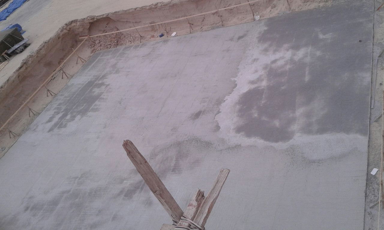 صب الخرسانة العادية