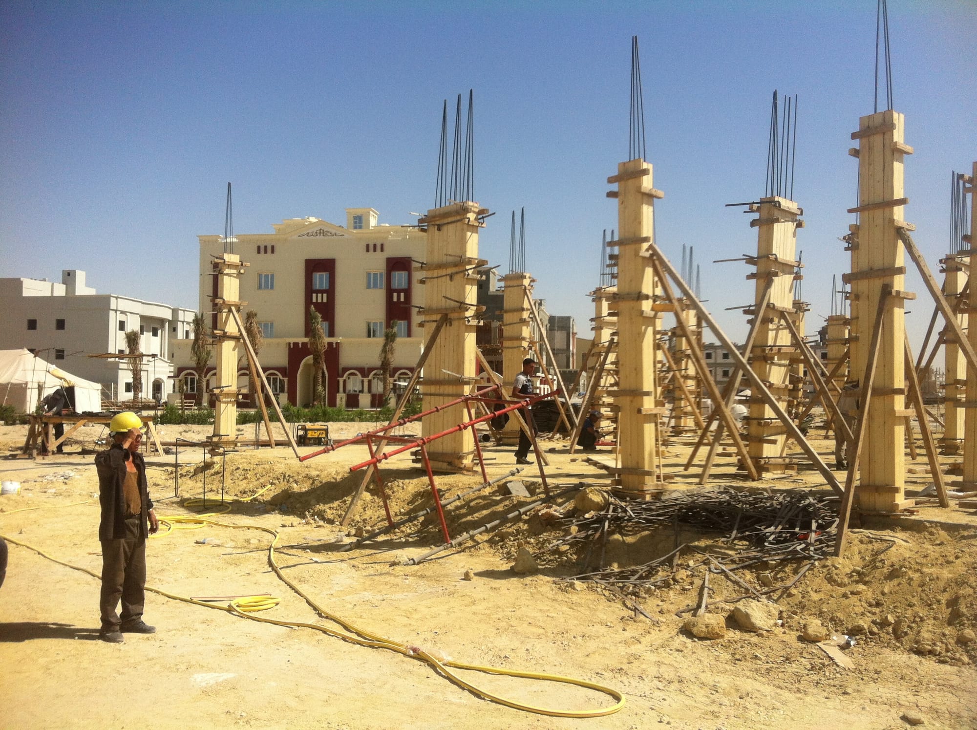 الاعمدة الخرسانية