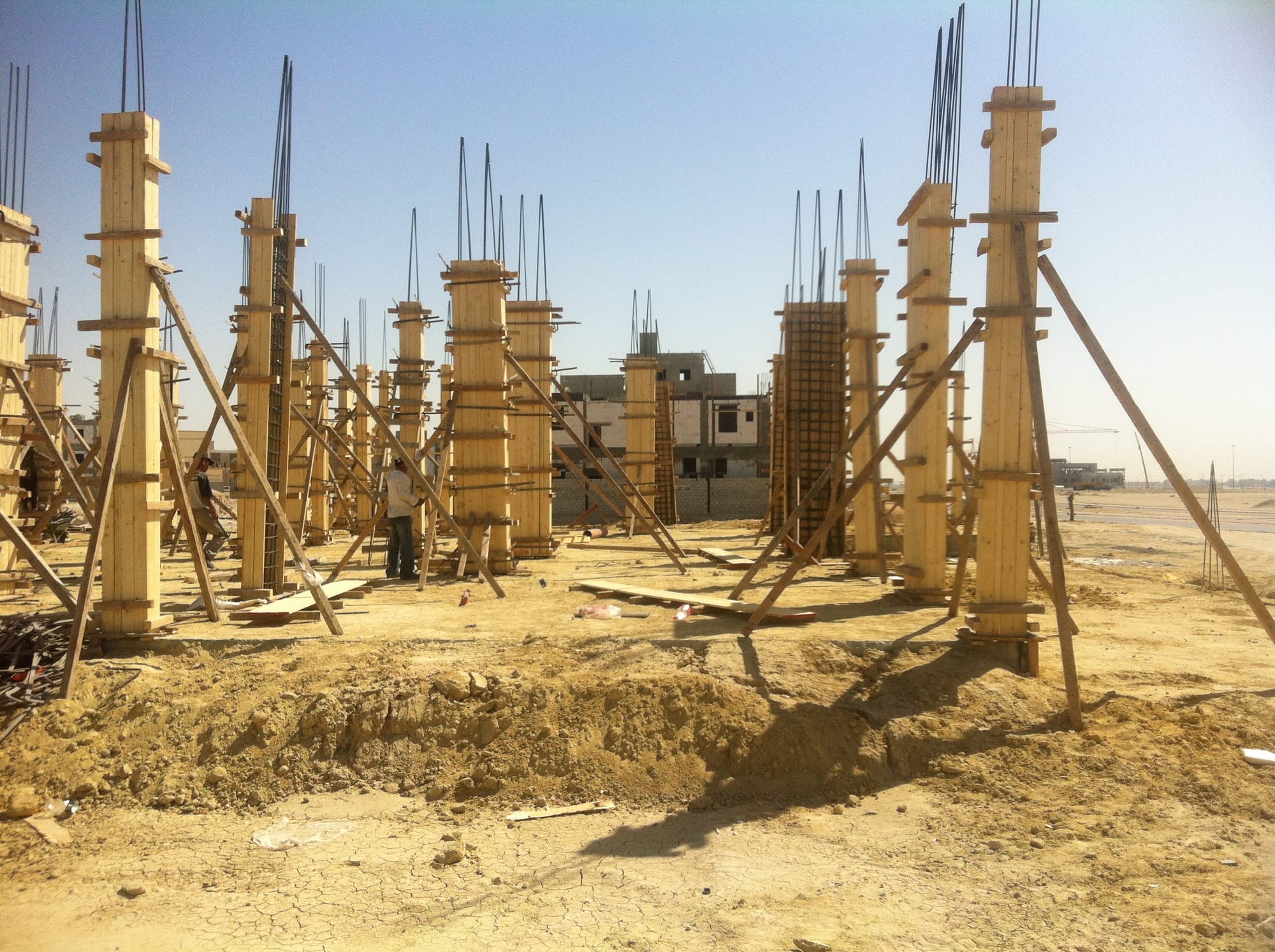 الاعمدة الخرسانية