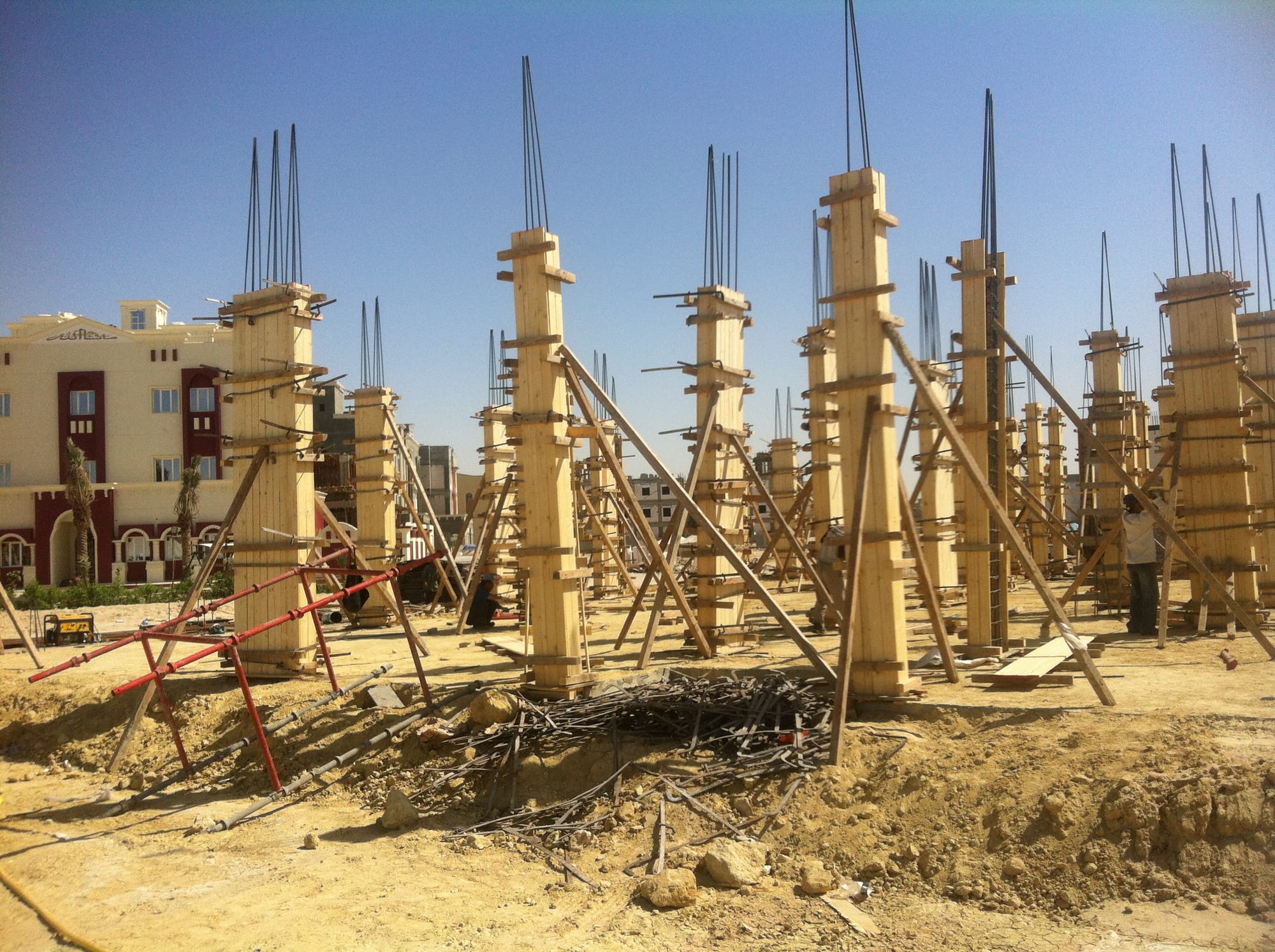 الاعمدة الخرسانية