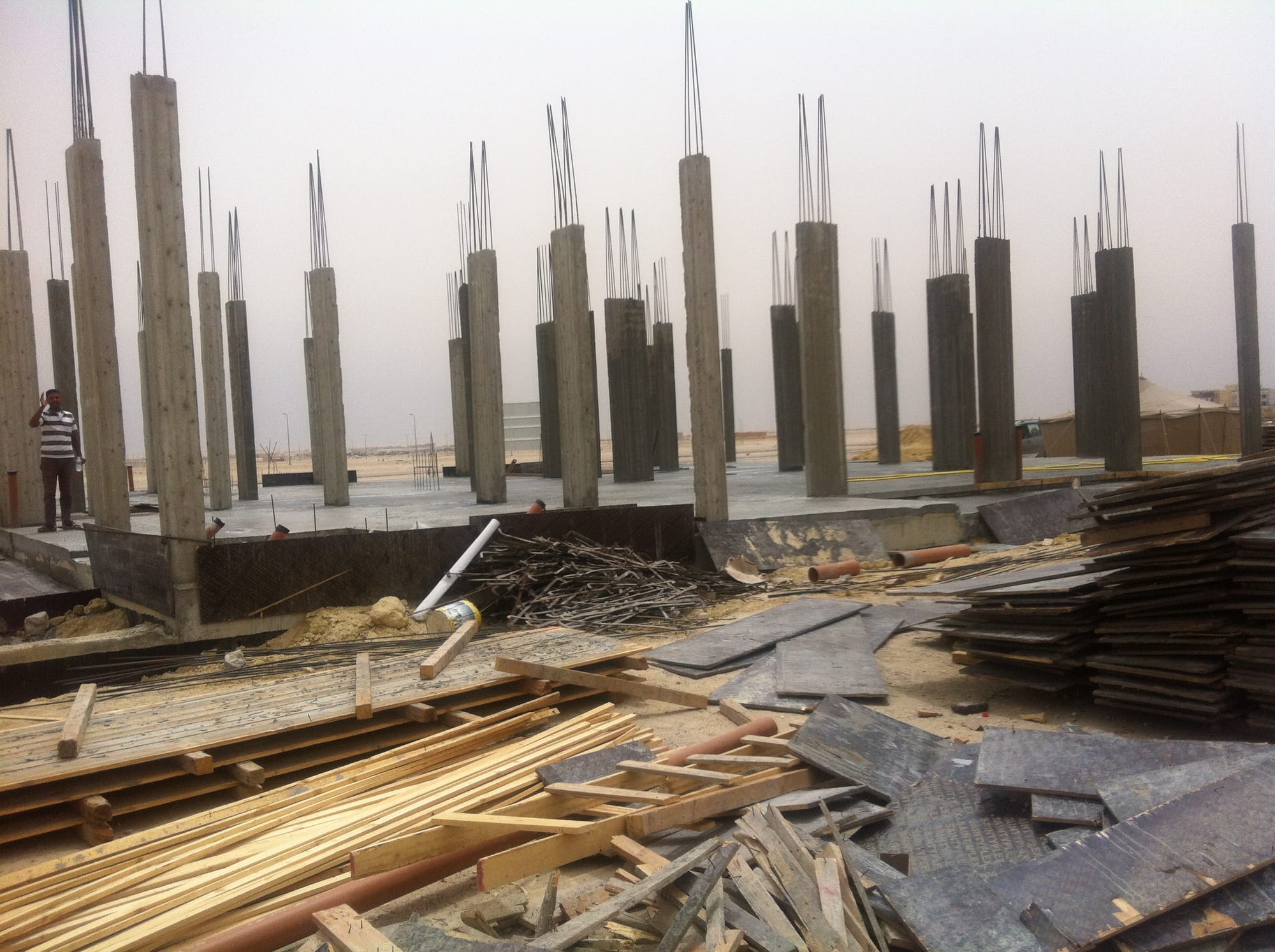 الاعمدة الخرسانية