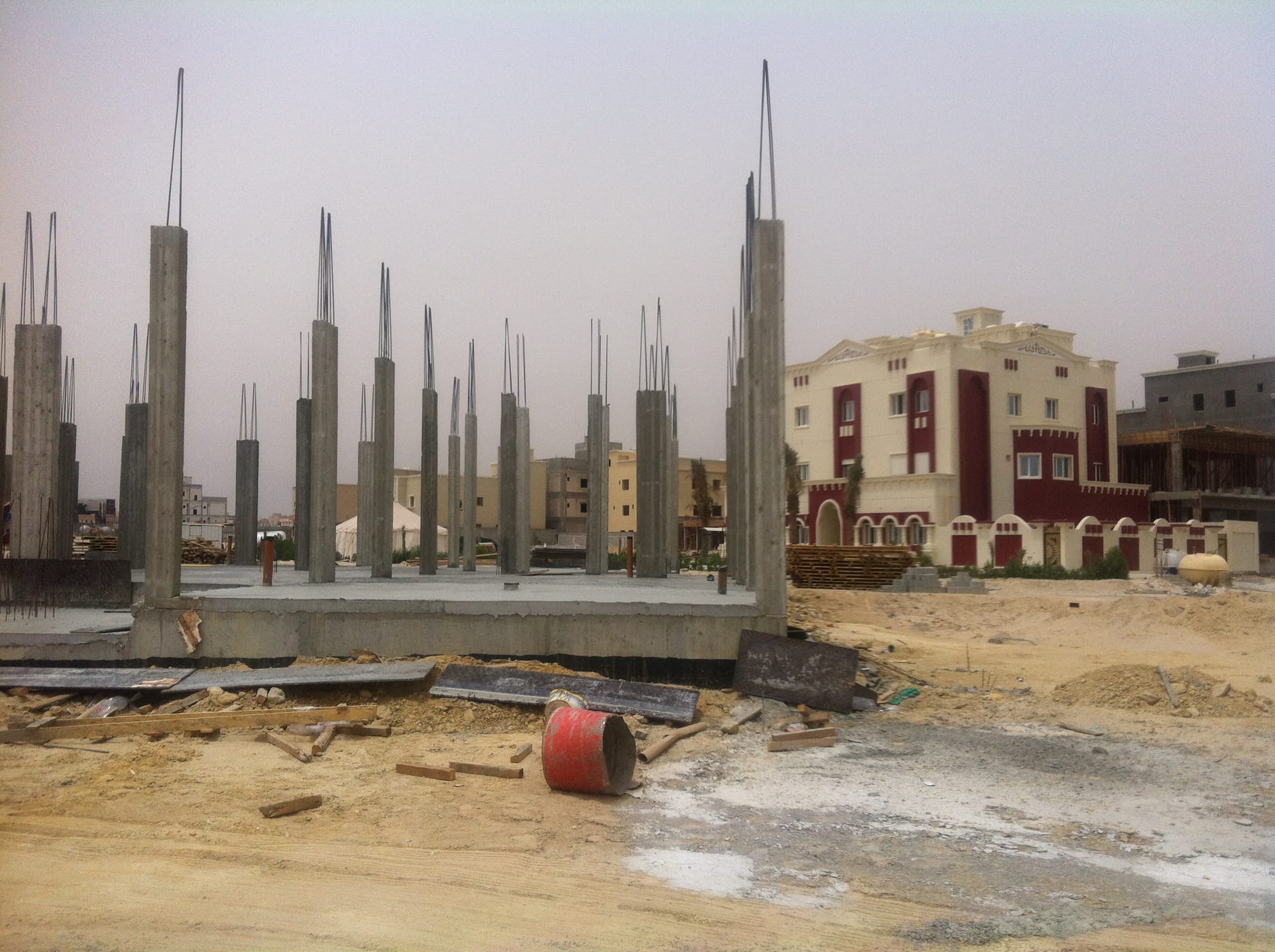 الاعمدة الخرسانية