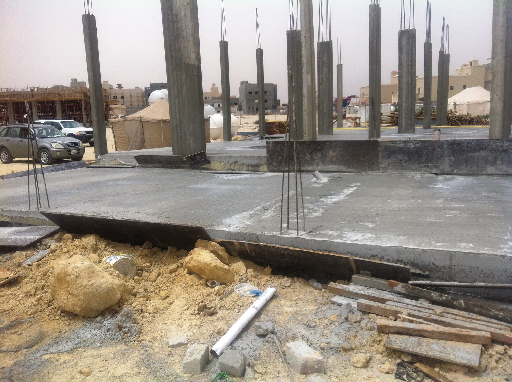 الاعمدة الخرسانية