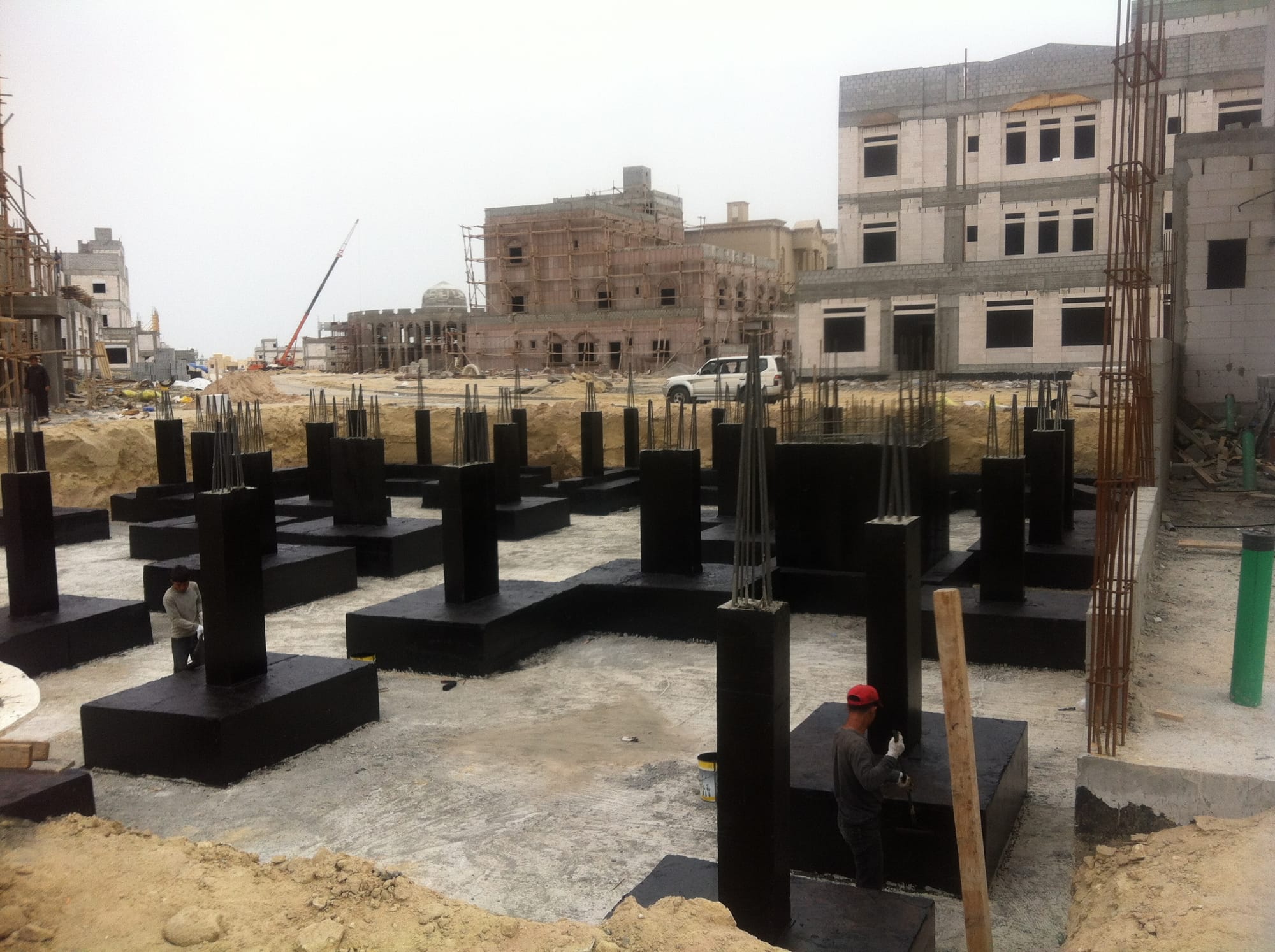 القواعد الخرسانية