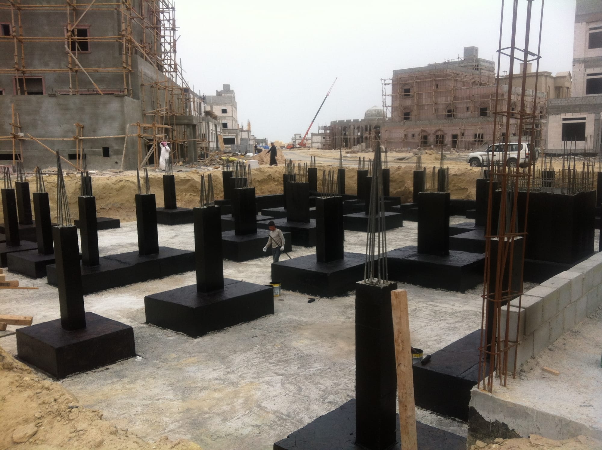 القواعد الخرسانية