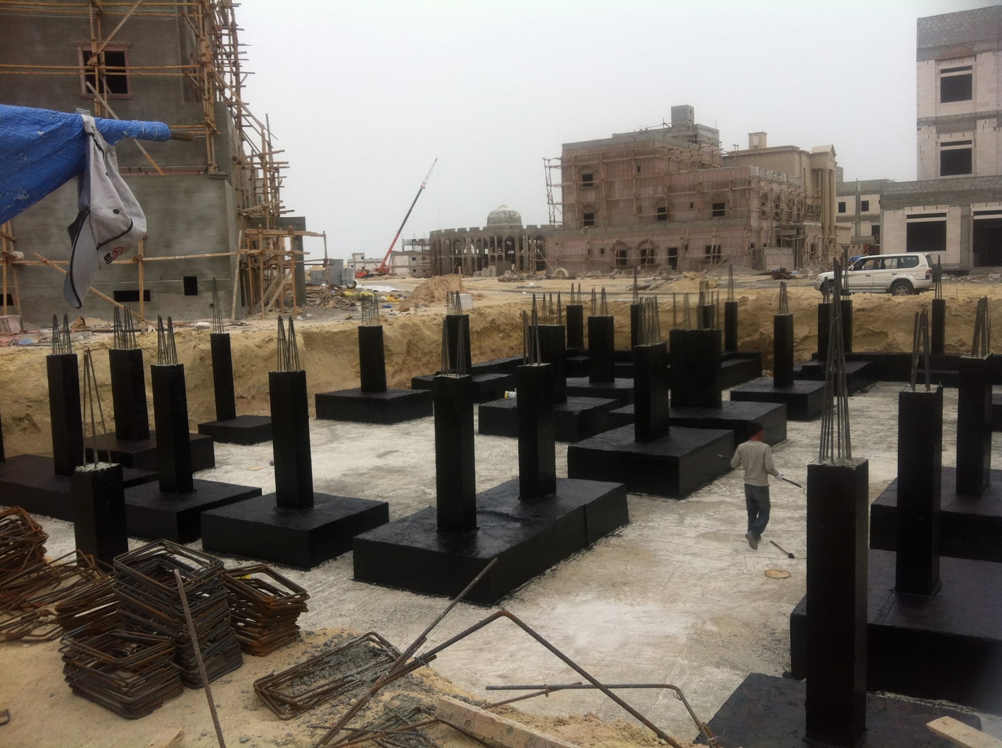 القواعد الخرسانية