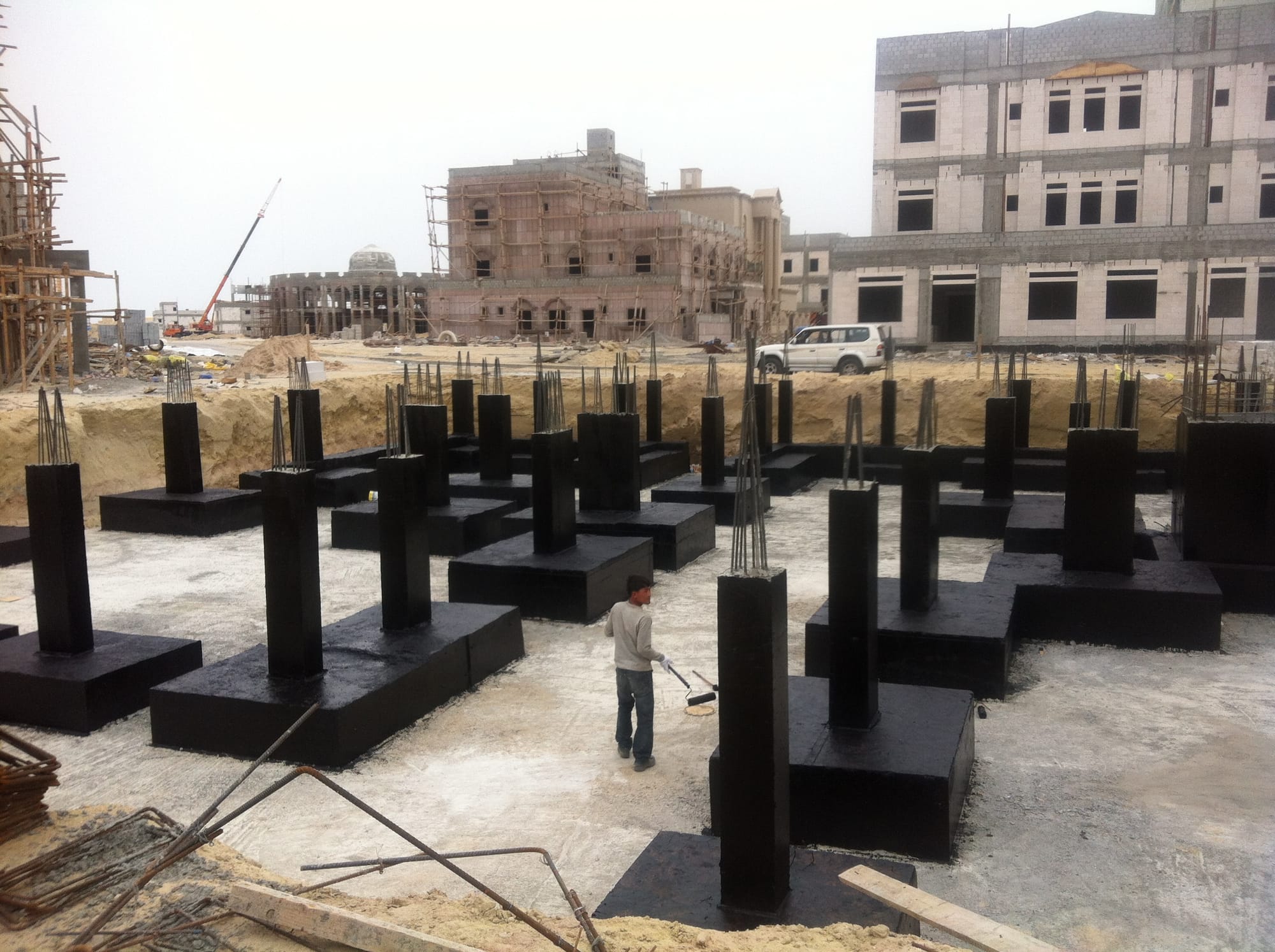 القواعد الخرسانية