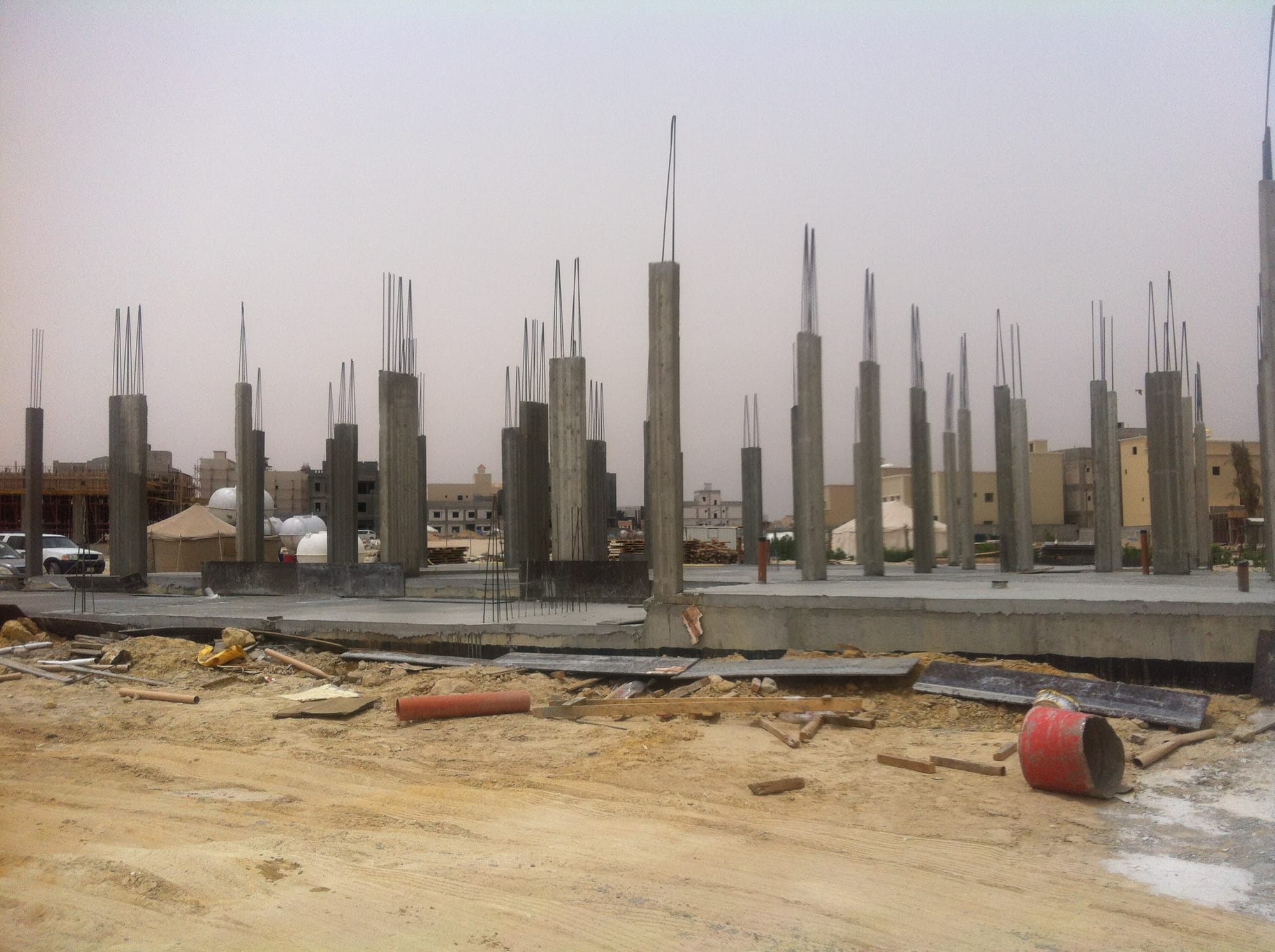 الاعمدة الخرسانية