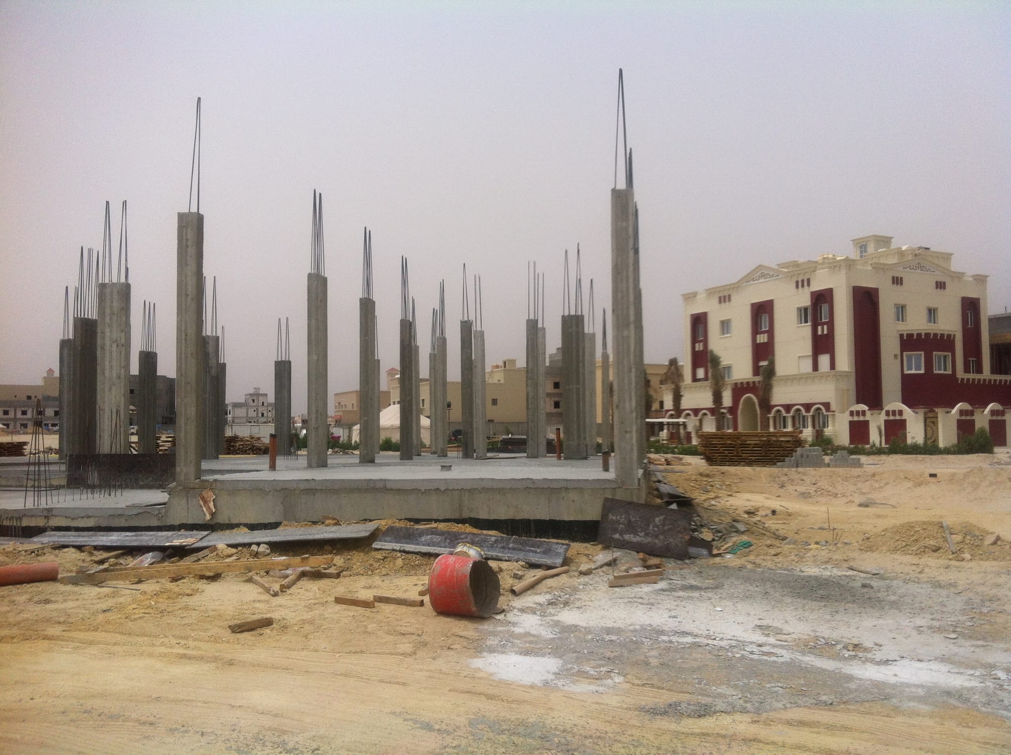 الاعمدة الخرسانية