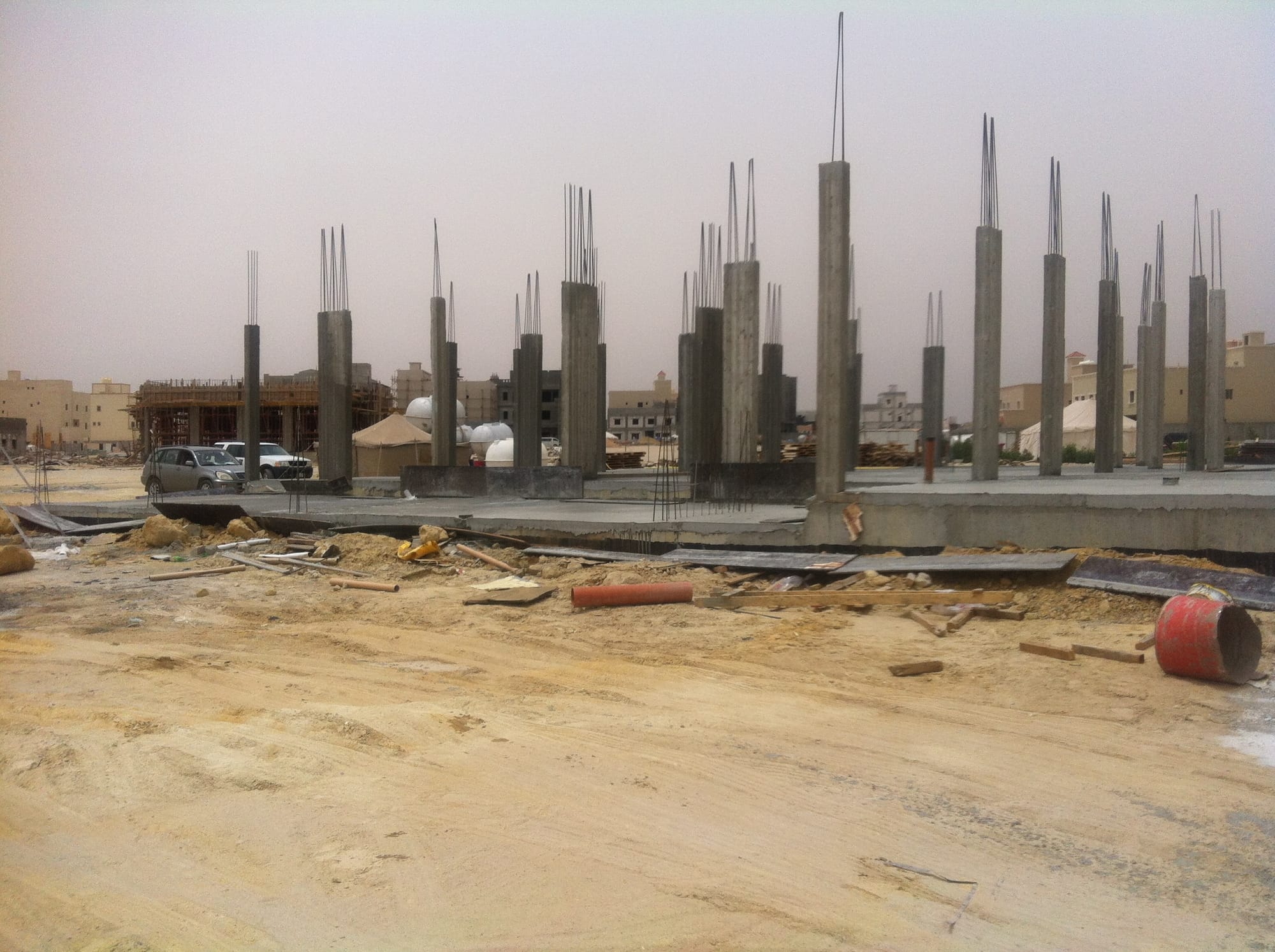 الاعمدة الخرسانية