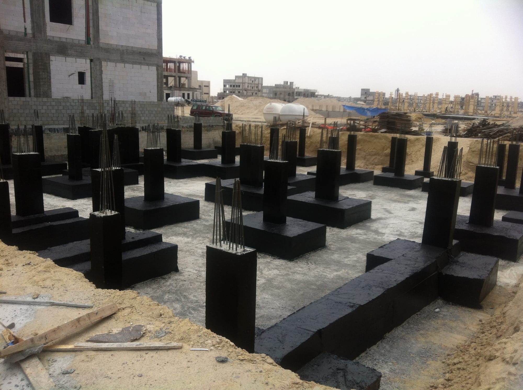 القواعد الخرسانية