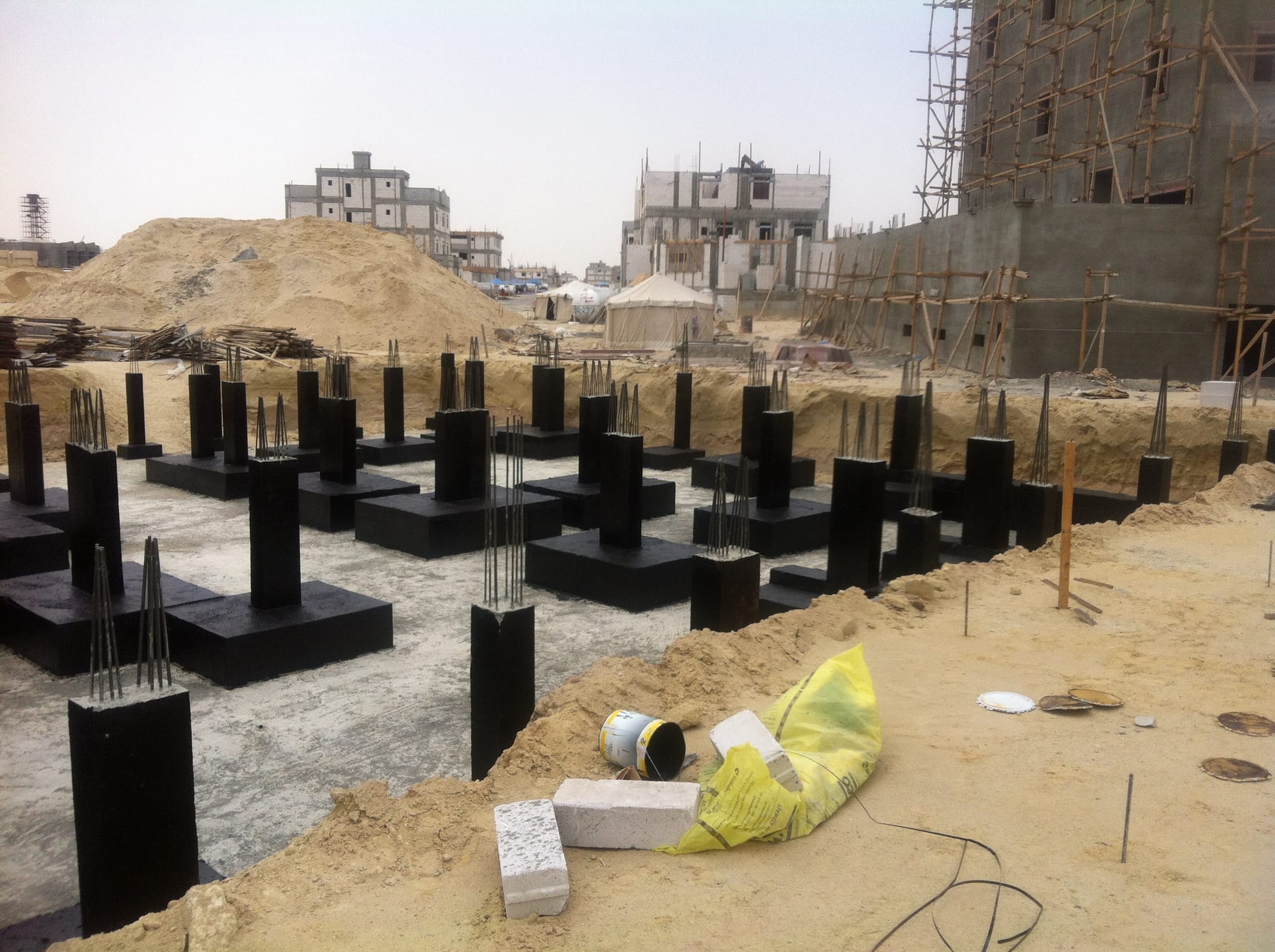 القواعد الخرسانية