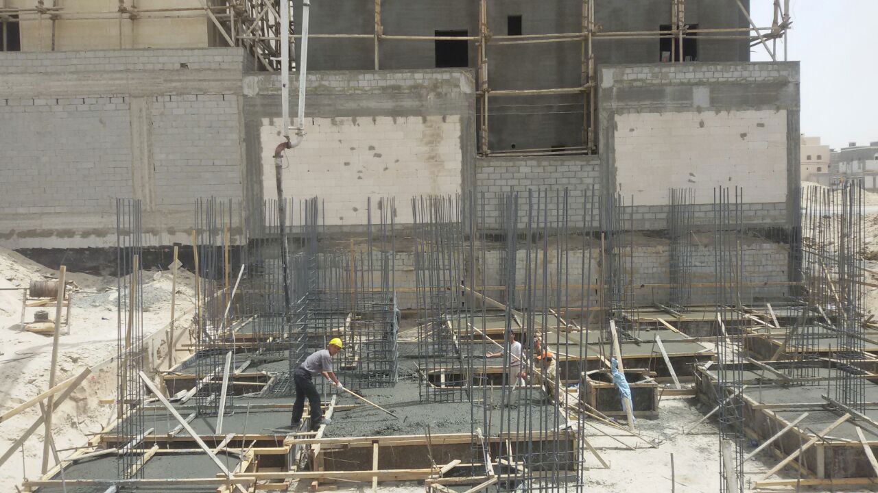 القواعد الخرسانية