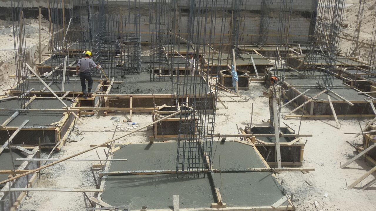 القواعد الخرسانية