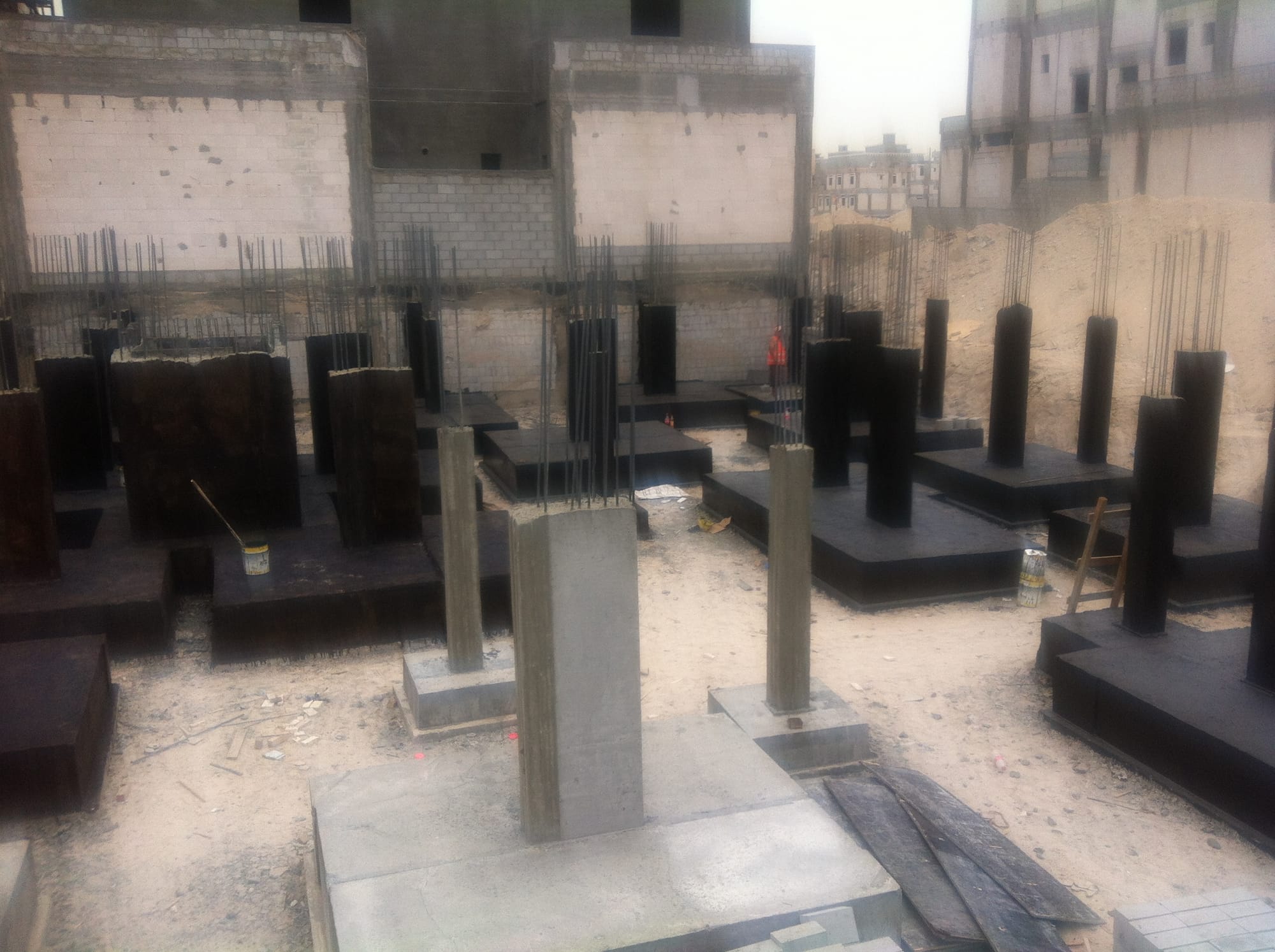 القواعد الخرسانية