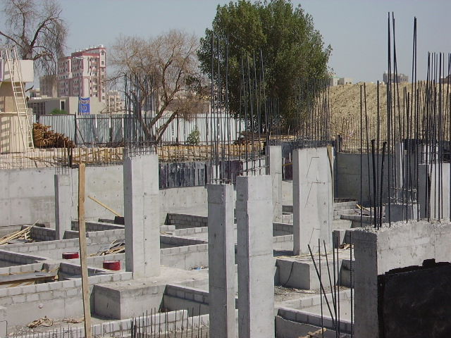 الاعمدة الخرسانية