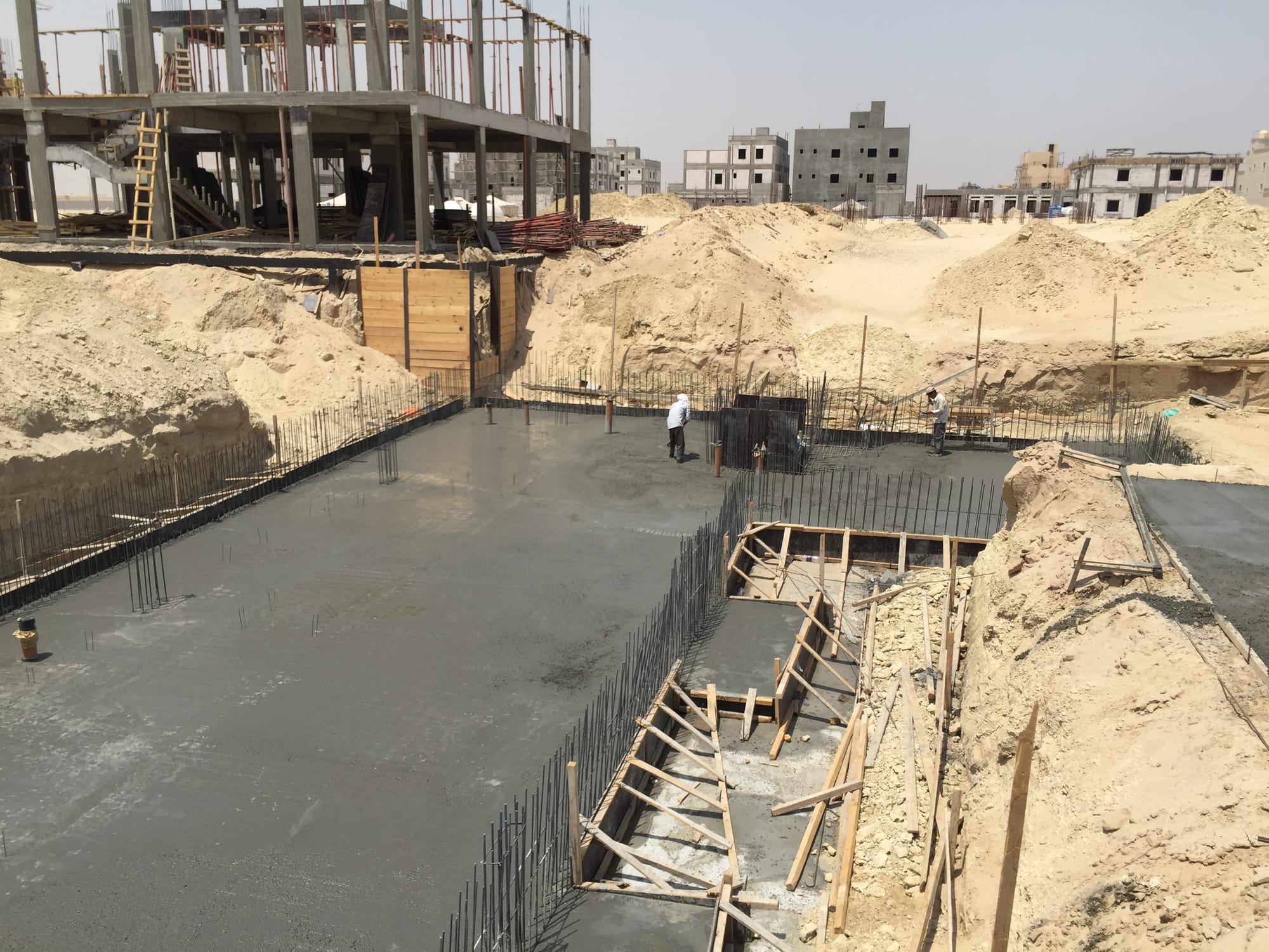 القواعد الخرسانية