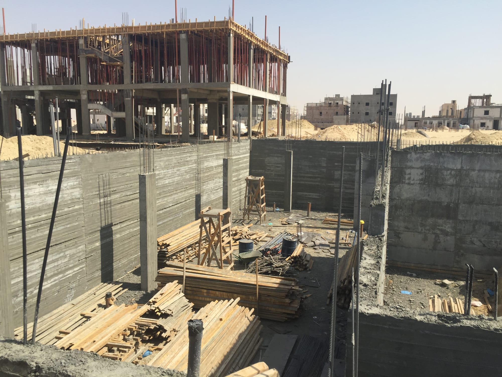 القواعد الخرسانية