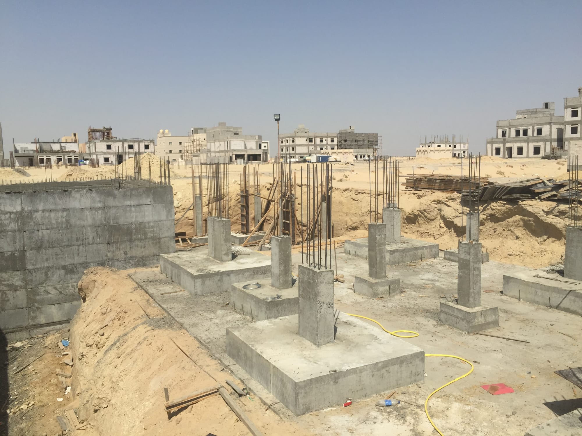 القواعد الخرسانية