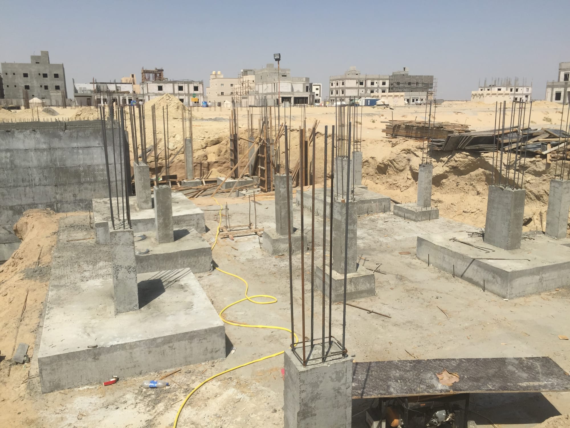 القواعد الخرسانية