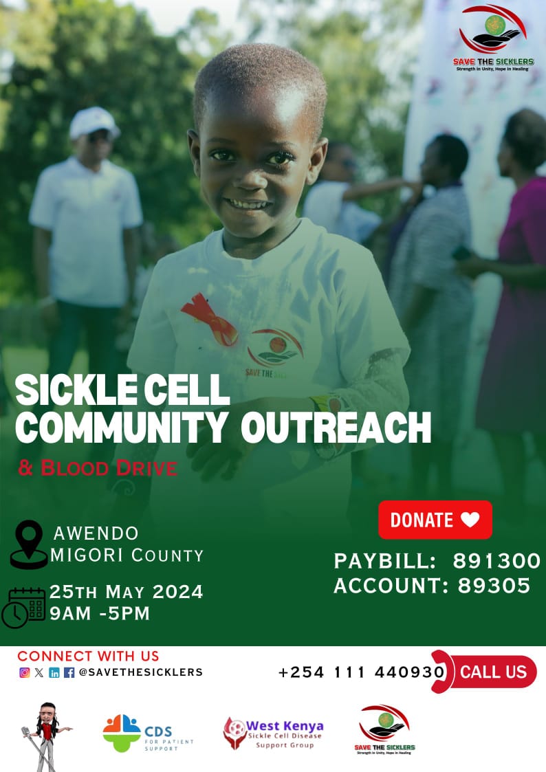 Chronic Diseases Society of Africa to Participate in "Save the Sicklers" Medical Camp in Awendo, Migori County