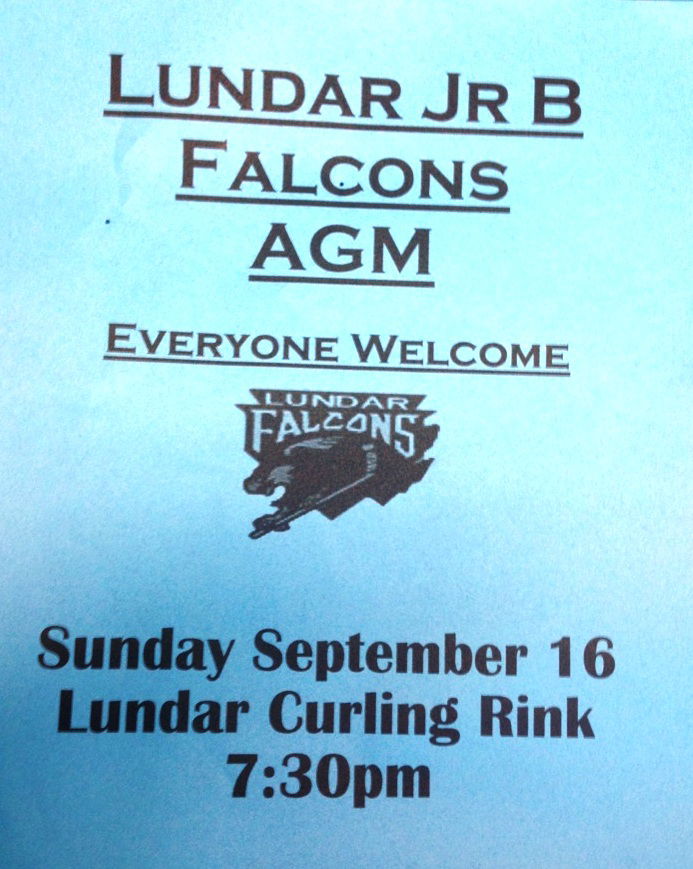 Lundar Falcons AGM