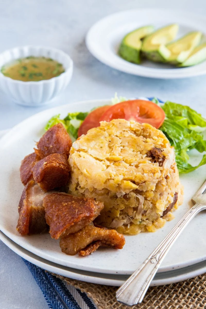 mofongo clasico de chicharon