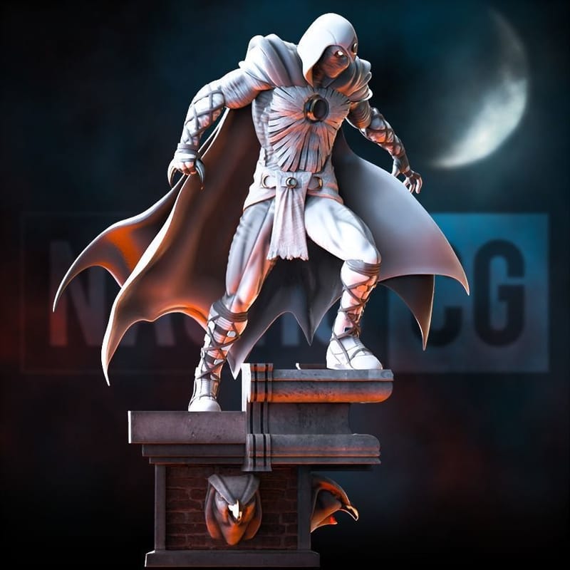 Fan Art Moon Knight - Statue 3D print model