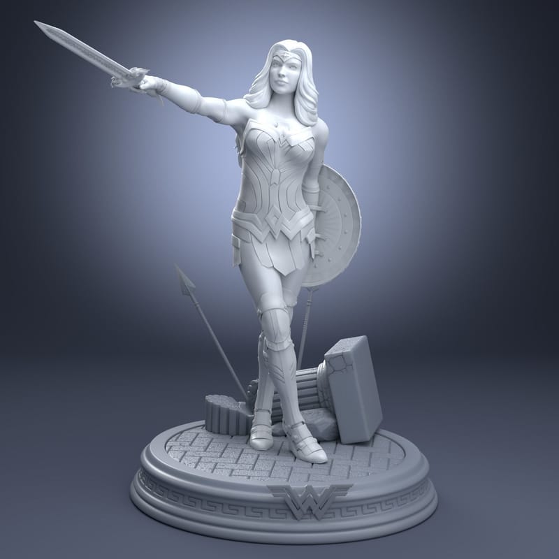 Wonder Woman 3D print model