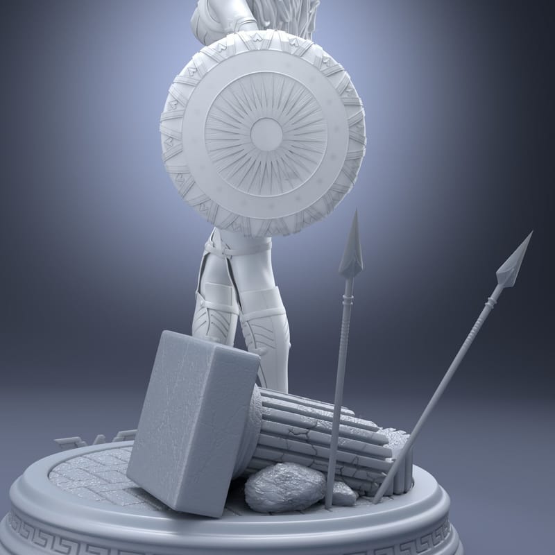 Wonder Woman 3D print model