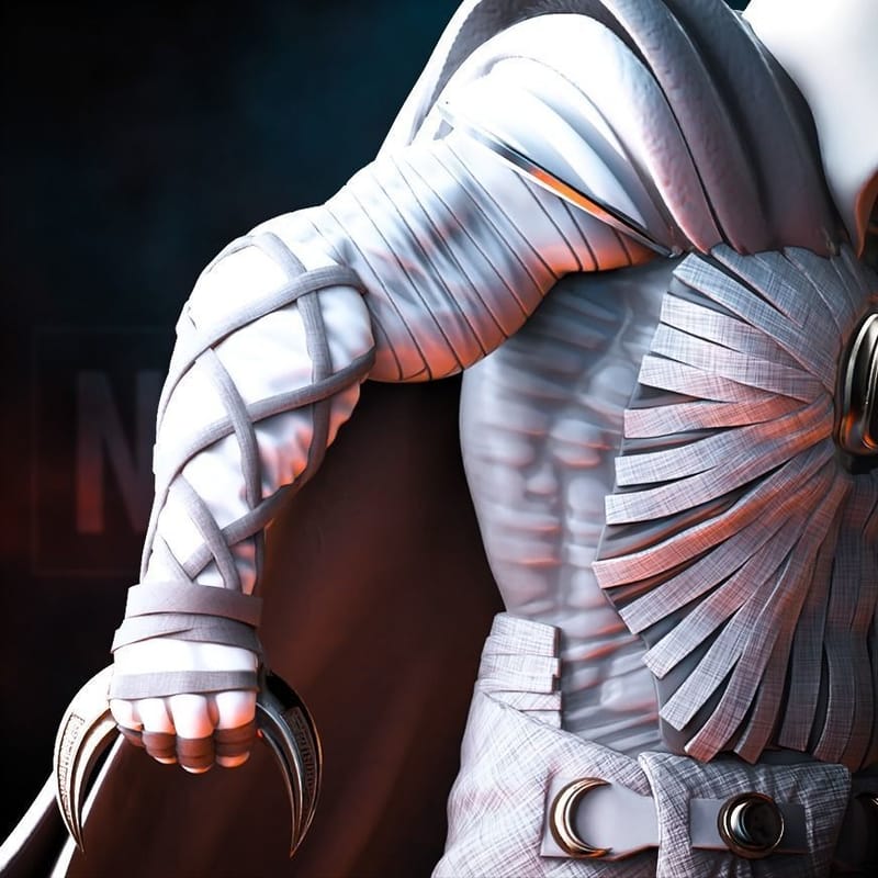 Fan Art Moon Knight - Statue 3D print model