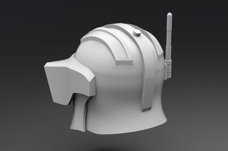 Captain helmet Model