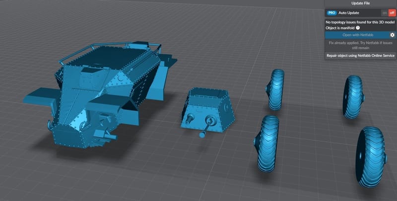 Csaba Armored Car Scale model 3D print model