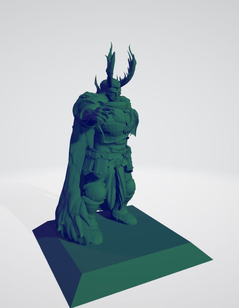 Warband of Lion and Wolf 3D print model