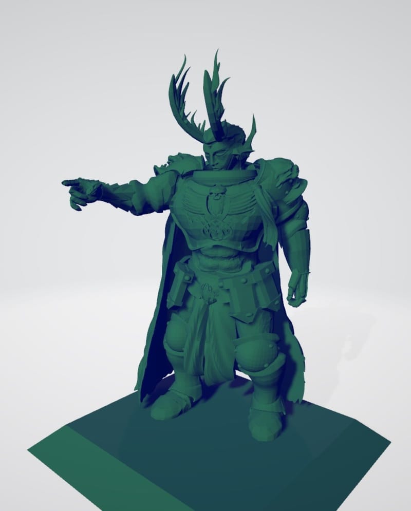 Warband of Lion and Wolf 3D print model